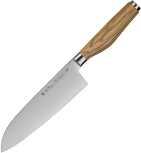Нож сантоку WMF Grand Wood 18см, коричневый