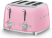 Тостер Smeg TSF03, розовый