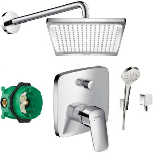 Душевой комплект Hansgrohe Logis 26726000 + 27446000 + 26691400 + 71405000 + 01800180 + 2645700
