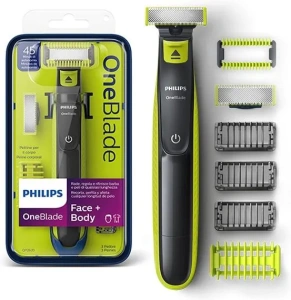 Триммер Philips OneBlade QP2620/20 черный, зеленый