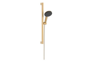Душевой набор со штангой Hansgrohe Raindance Alive Select S 125 3jet EcoSmart 24600140, матовая бронза