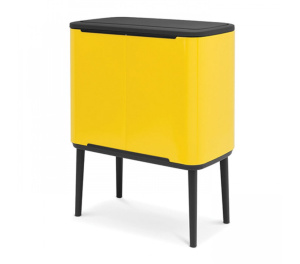 Мусорное ведро Brabantia Bo Touch Bin 316128 11+23л, желтое