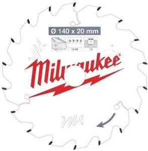 Набор пильных дисков Milwaukee 165х 2 шт 4932492433 20мм