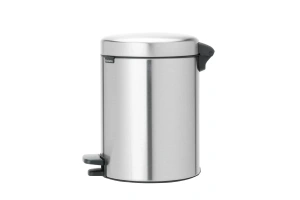 Мусорное ведро с педалью Brabantia NewIcon 112041, 12 л, матовая сталь