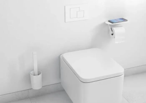 Туалетный набор Hansgrohe WallStoris, белый матовый 27969700