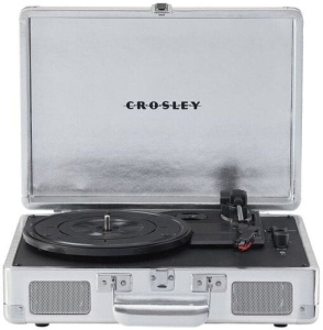 Виниловый проигрыватель Crosley Cruiser CR8005FSI4, серебристый