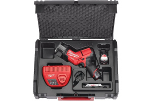 Сабельная пила Milwaukee M12 CHZ-202X 2 2,0 Ah и ЗУ в кейсе 4933447738