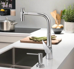 Кухонный смеситель Hansgrohe Talis Select M51 72824000 хром