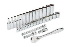 Набор головок Milwaukee 3/8" с трещоткой, 32 шт. (4932464945)