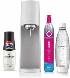 Сатуратор SodaStream Terra, сироп Pepsi Zero, белый
