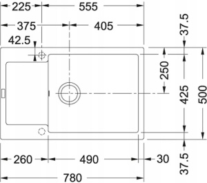 Кухонная раковина Franke Maris MRG 611-78 XL 114.0367.722, оникс