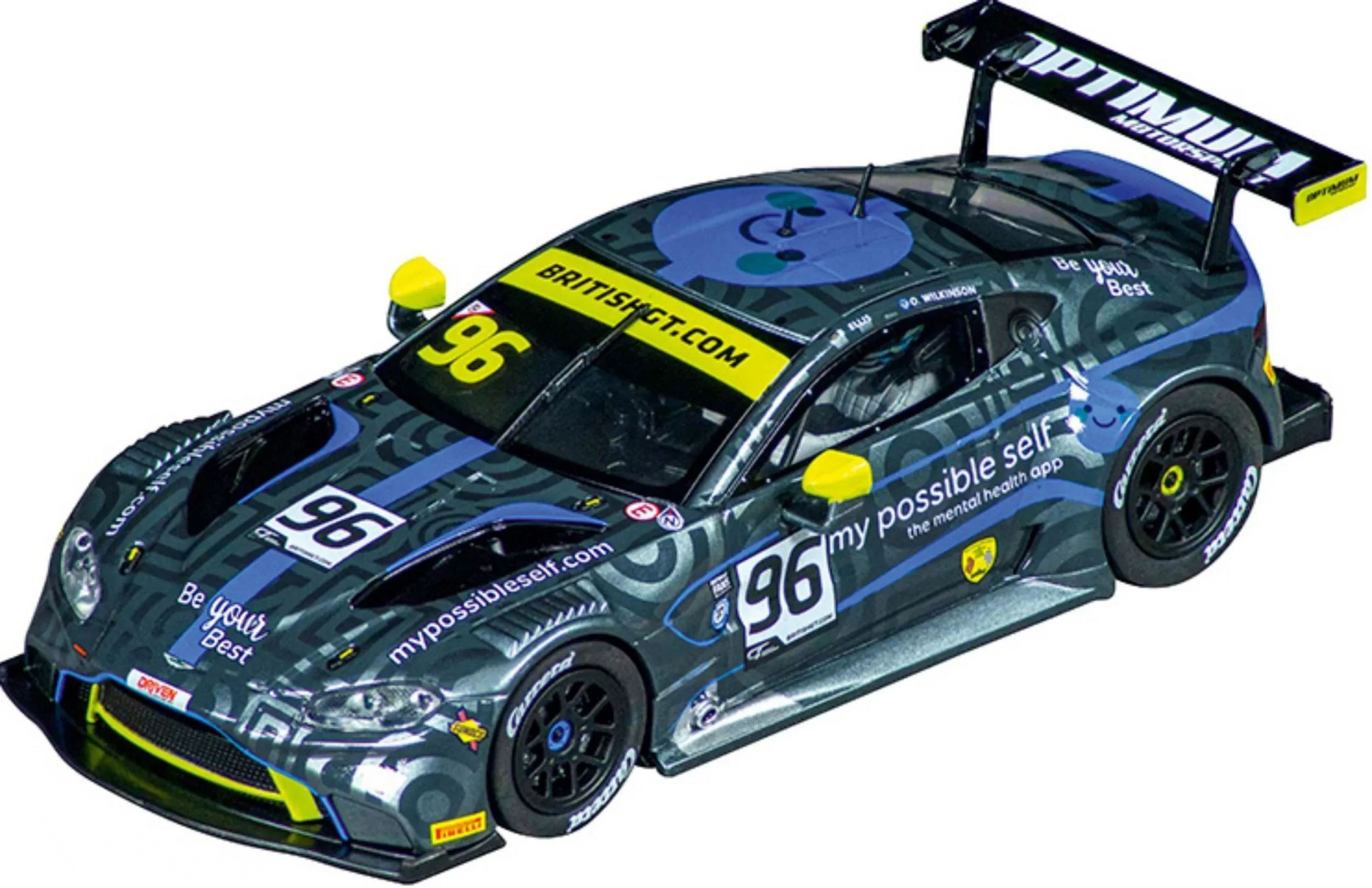 Аналоговая модель Carrera EVOLUTION - Aston Martin Vantage GT3 Optimum Motorsport, No.96 27696