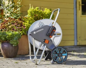 Тележка для шланга Gardena CleverRoll M Metal, набор (18542-20)