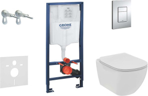 Комплект для скрытого монтажа Grohe Rapid SL Tesi Softclose Rimless 38528SETKE