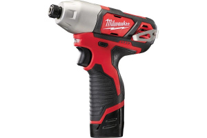 Ударный шуруповёрт Milwaukee M12 BID-202C с 2х2.0 Ah, ЗУ и кейсом 4933441960