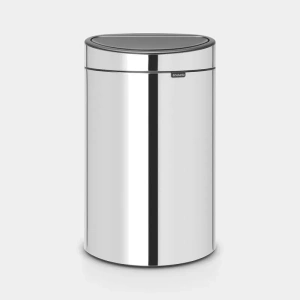 Мусорное ведро Brabantia Touch Bin New, 40 л, серебристое