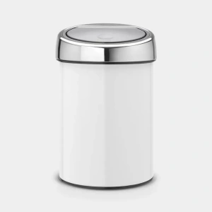 Мусорное ведро Brabantia Touch Bin 364488, 3 л, белое