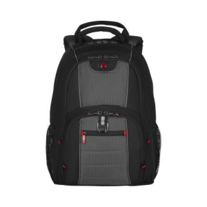 Рюкзак Wenger 16", черный/серый, полиэстер, 38х25х48 см, 25 л 600633
