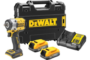 Аккумуляторный ударный гайковерт DeWALT DCF921E2T, с АКБ и ЗУ