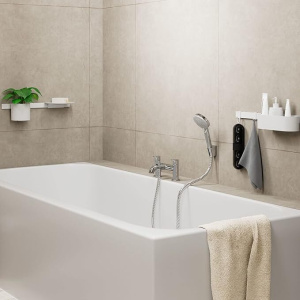 Душевой гарнитур с батареей Hansgrohe Vernis Blend Vario 71461000, хром