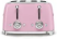 Тостер Smeg TSF03, розовый