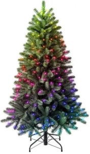 Елка искусственная с подсветкой Twinkly Pre-lit Tree Regal Tree, 1,5 м, 270 LED, RGB, IP20