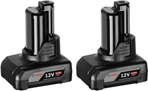 Комплект аккумуляторов Bosch 2xGBA 12V 6.0Ah Professional (1600A00X7M)