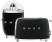 Набор тостер+соковыжималка SMEG TSF01BLEU + CJF01BLEU чёрный
