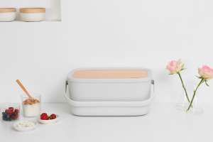 Хлебница Brabantia "Nic", Light Gray (128288)