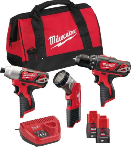 Комплект Milwaukee M12 BPP3A-202B 4933441225 (с 2 АКБ 2,0 А·ч и ЗУ)