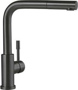 Смеситель для кухни Villeroy & Boch Steel Shower антрацит 96970105