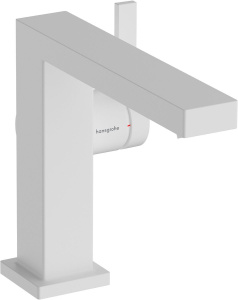 Смеситель для раковины Hansgrohe Tecturis E 110 Fine Coolstart 73023700, белый матовый
