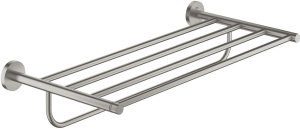 Полка с держателем для полотенец Grohe Essentials 40800DC1, нержавеющая сталь