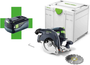 Пила дисковая аккумуляторная Festool HKC 55 EB-Basic 577034