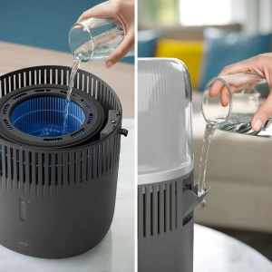 Испарительный увлажнитель воздуха Philips 5000 Series HU5710/03, черный