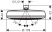 Верхний душ Hansgrohe Crometta 160 1jet 26577000, хром
