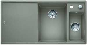 Кухонная мойка Blanco Axia III 6 S со стеклянной панелью 523480, трюфель