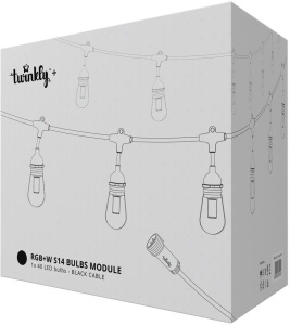 Гирлянда Twinkly Plus S14, RGBW, 40 шт