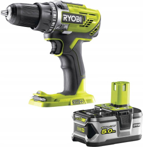 Комплект аккумуляторной дрели-шуруповерта RYOBI R18DD3-0 с АКБ RB18L50