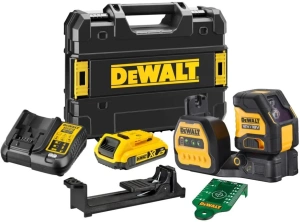 Аккумуляторный лазерный нивелир DeWALT DCE088D1G18 с АКБ и ЗУ