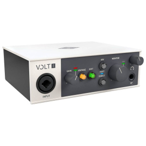 Universal Audio Volt 1 компактный USB-C 2.0 аудиоинтерфейс, 1 вход и 2 выхода