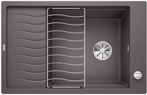 Кухонная мойка Blanco Elon XL 6 S Silgranit PuraDur 524835, серый камень