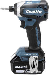 Аккумуляторный ударный шуруповёрт Makita DTD153RTJ 18 В, 2×5,0 А·ч АКБ, ЗУ, кейс Makpac