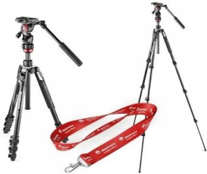 Штатив Manfrotto Befree Live Lever, чёрный