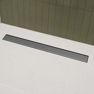 Линейный слив Hansgrohe RainDrain Go Complete 56275800, шлифованная нержавеющая сталь