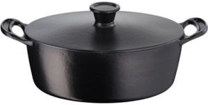 Чугунная овальная кастрюля Tefal Jamie Oliver E2125414 5,1л с крышкой