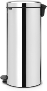 Мусорное ведро с педалью Brabantia NewIcon 114762, 30 л, с металлическим внутренним ведром, сталь
