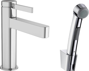 Смеситель для раковины Hansgrohe Finoris 76210340, шлифованный черный хром