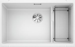 Кухонная мойка Blanco Subline 700-U Level Silgranit PuraDur 523456, белый