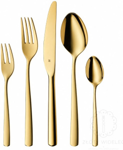 Набор столовых приборов WMF Base Gold 60пр., золотистый